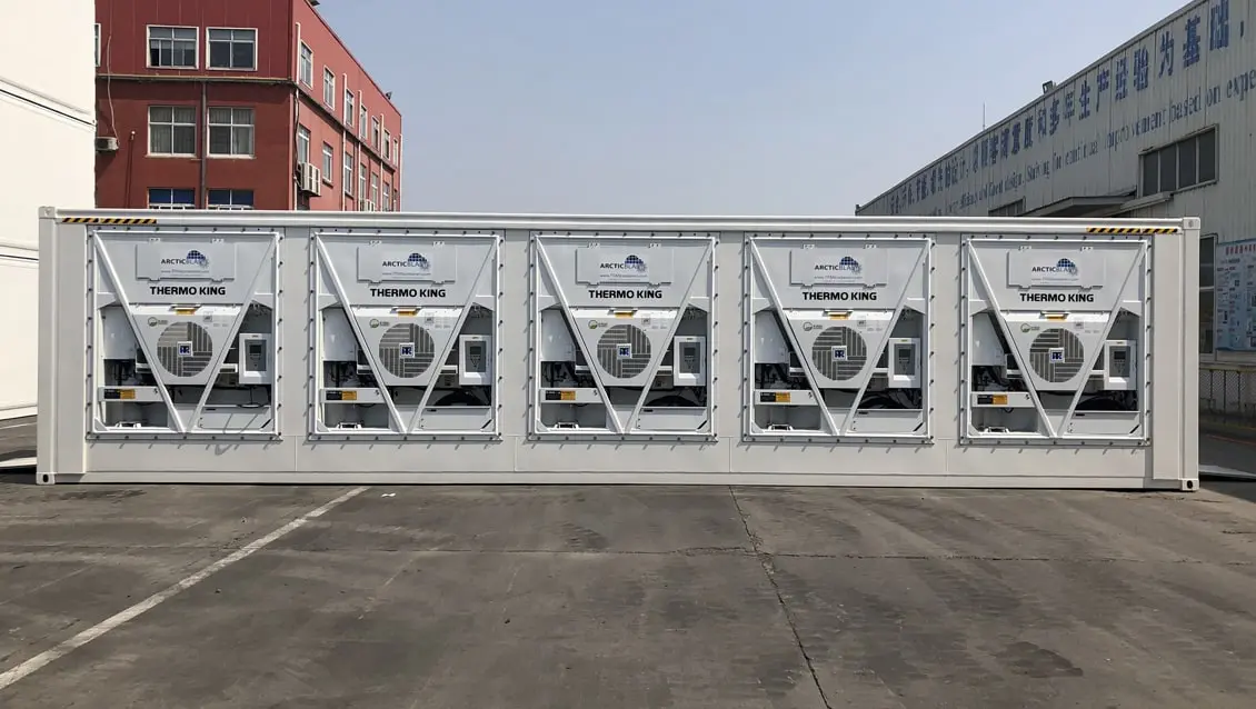 40ft ArcticBlast Refrigerated Container for Hire - Rapid Chilling Storage