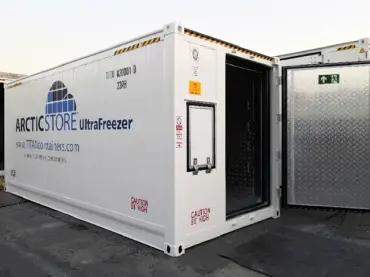 Arctic Ultrafreezer Cold Storage Ultra Low Temperatures Refrigerated Containers for Hire