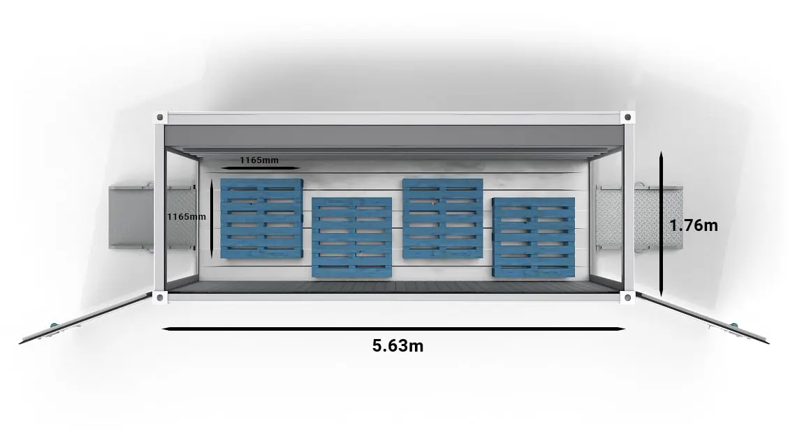 ArcticBlast 20ft Pallets CHEP