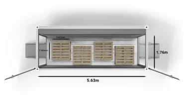 ArcticBlast 20ft Pallets CHEP